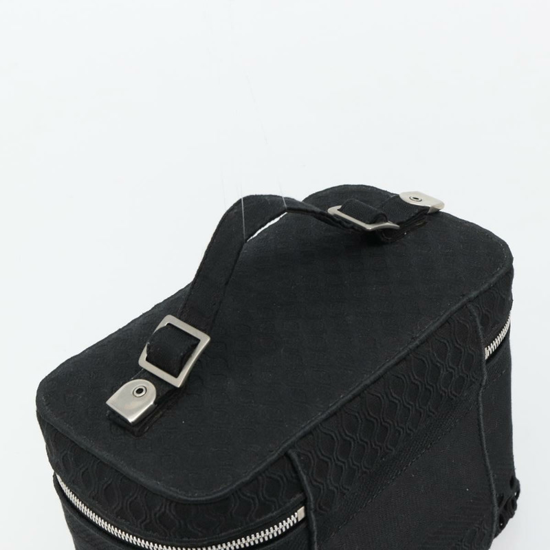 【日本直送】Christian Dior Vanity 手袋帆布黑色銀色正品 ka4453M-5
