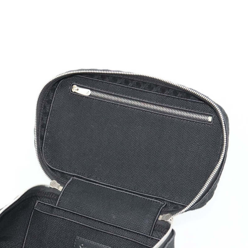 【日本直送】Christian Dior Vanity 手袋帆布黑色銀色正品 ka4453M-18