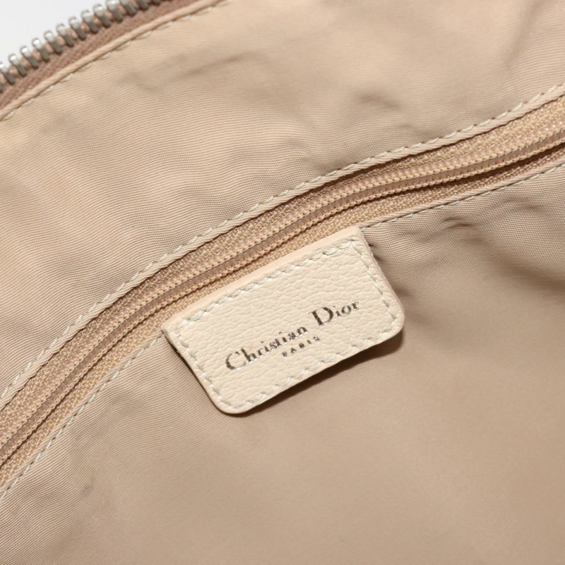 【日本直送】Christian Dior Trotter帆布浪漫手袋 PVC 米色銀色 正品 165275V-18