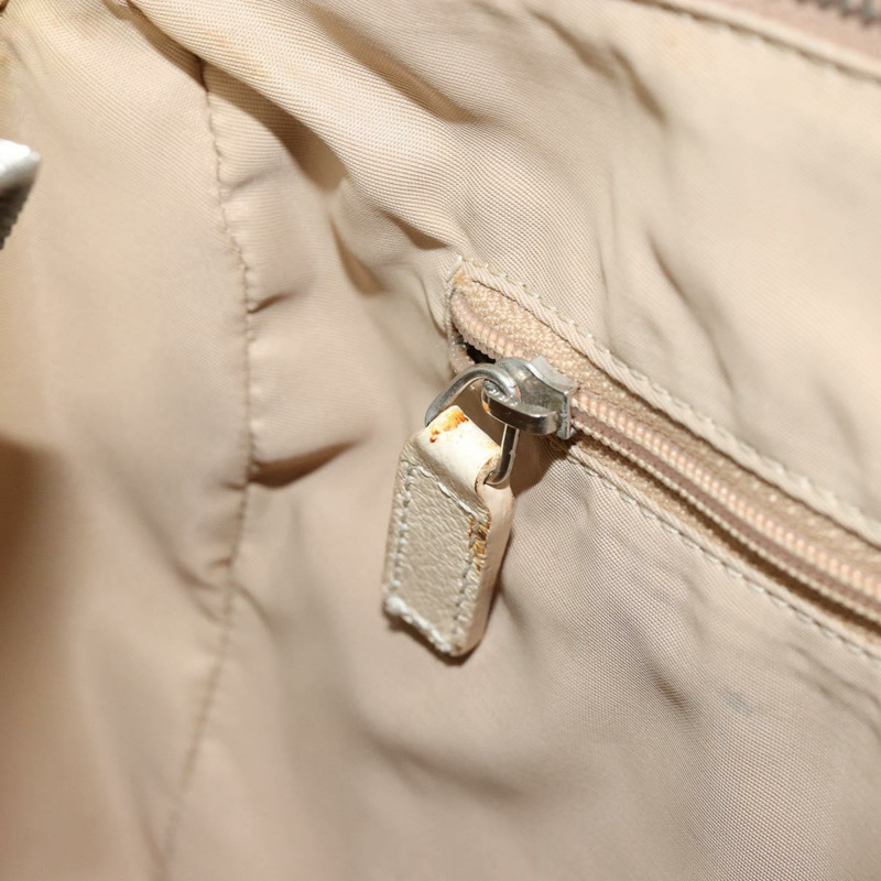 【日本直送】Christian Dior Trotter帆布浪漫手袋 PVC 米色銀色 正品 165275V-21
