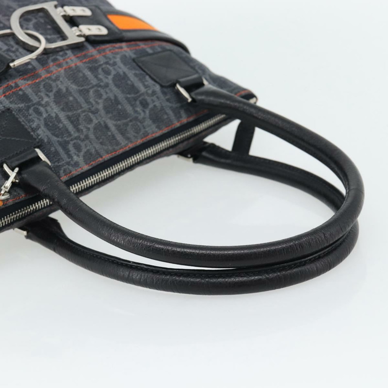 【日本直送】Christian Dior Trotter帆布手提包 藍色銀色 正品 bs35245A-6