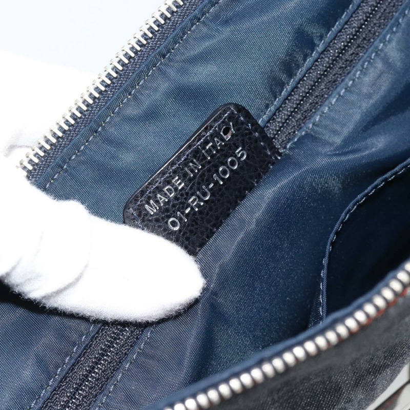 【日本直送】Christian Dior Trotter帆布手提包 藍色銀色 正品 bs35245A-11