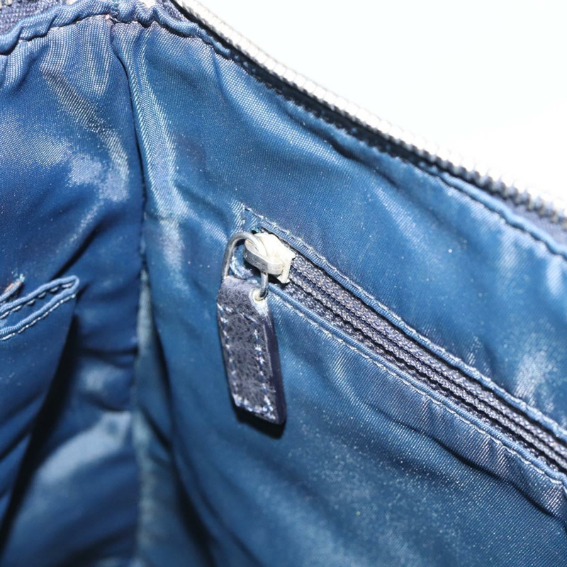 【日本直送】Christian Dior Trotter帆布手提包 藍色銀色 正品 bs35245A-21