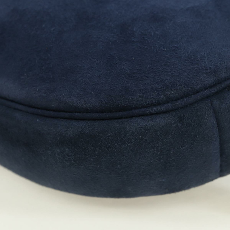 【日本直送】Christian Dior 鏈條肩背包 麂皮 海軍藍 金色 正品 BA12652V-14