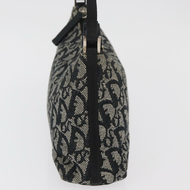 【日本直送】Christian Dior Trotter帆布配件包 黑色 銀色 正品 180859A-2