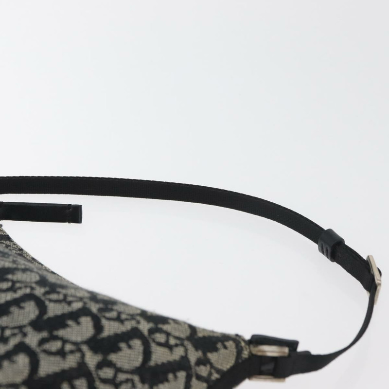 【日本直送】Christian Dior Trotter帆布配件包 黑色 銀色 正品 180859A-7