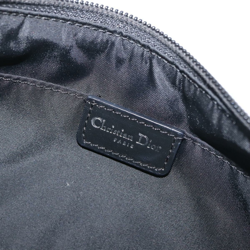 【日本直送】Christian Dior Trotter帆布配件包 黑色 銀色 正品 180859A-16