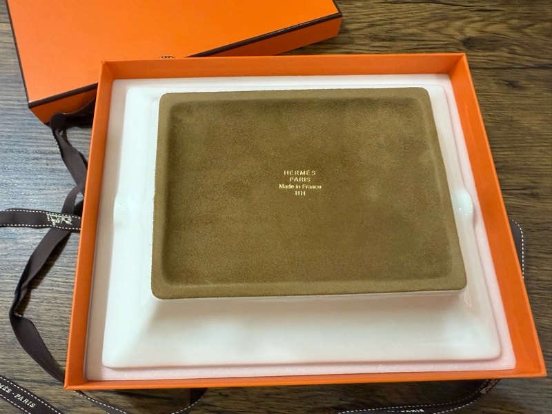 💖Hermes 愛馬仕 經典置物盤 煙灰缸 裝飾盤💖 全新 馬款-5