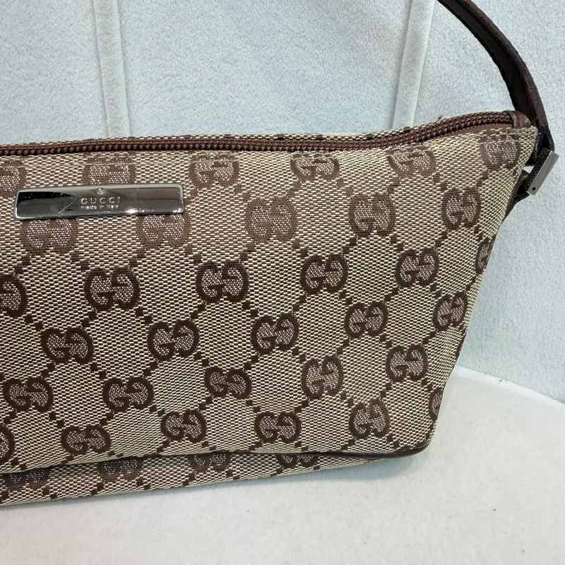 Gucci GG Canvas Boat Pouch 老花腋下包 XA485-2
