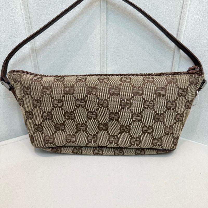 Gucci GG Canvas Boat Pouch 老花腋下包 XA485-3