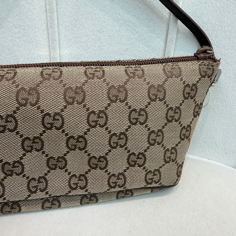 Gucci GG Canvas Boat Pouch 老花腋下包 XA485-5