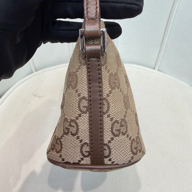 Gucci GG Canvas Boat Pouch 老花腋下包 XA485-6