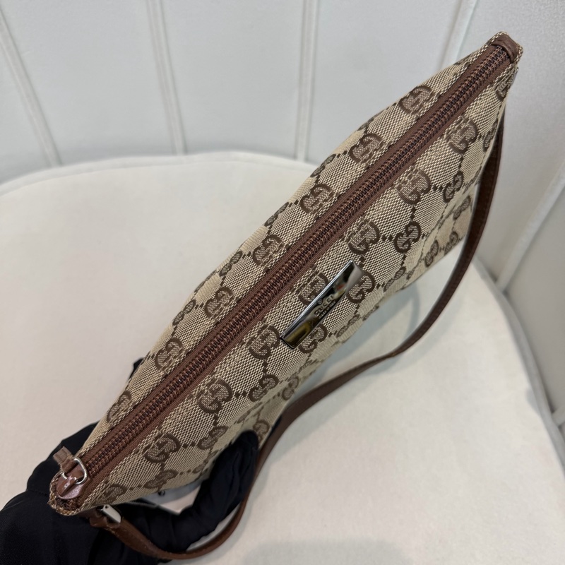 Gucci GG Canvas Boat Pouch 老花腋下包 XA485-8