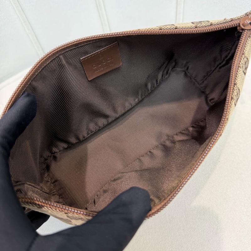 Gucci GG Canvas Boat Pouch 老花腋下包 XA485-16