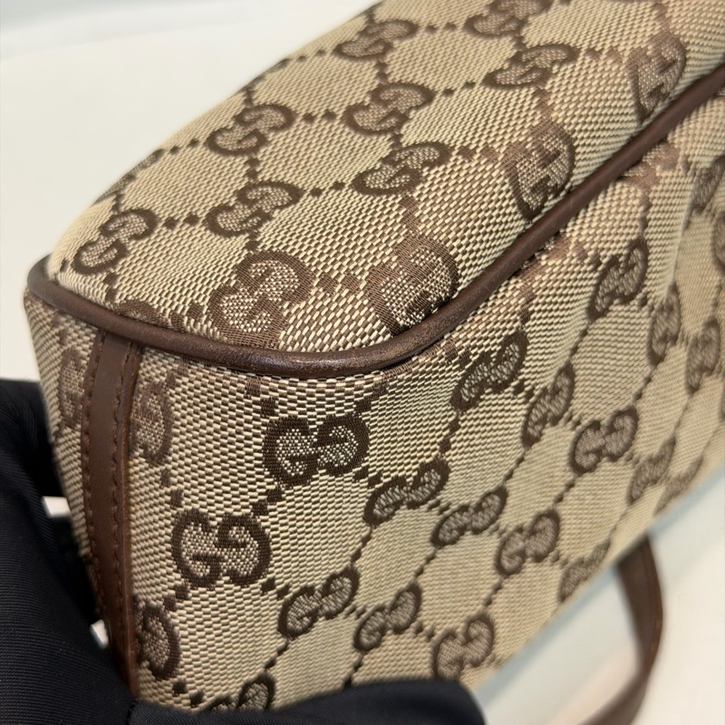 Gucci GG Canvas Boat Pouch 老花腋下包 XA485-27
