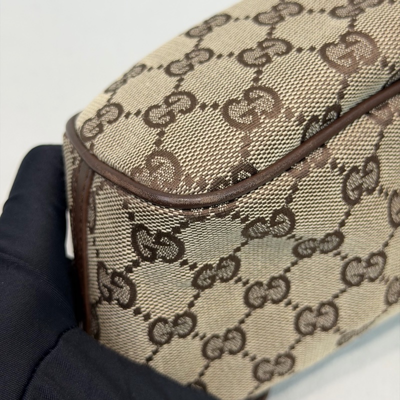 Gucci GG Canvas Boat Pouch 老花腋下包 XA485-29