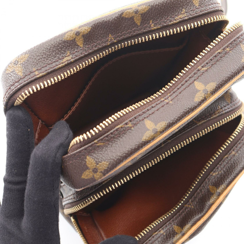 路易威登 Amazon 肩斜背包 M45236 Monogram 帆布皮革棕色-2