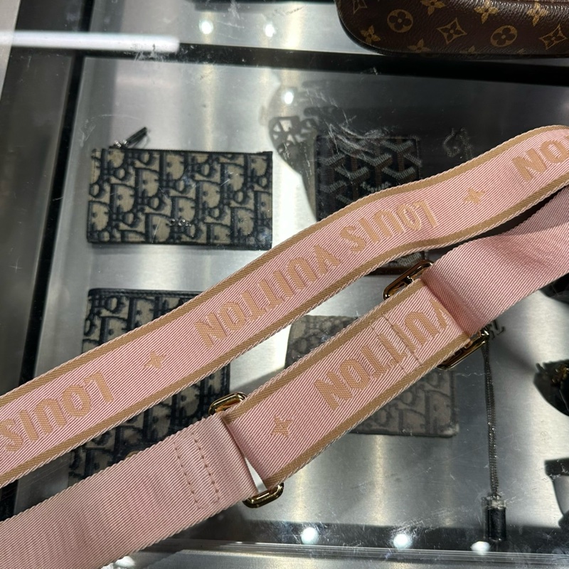 狀況好🌟Louis Vuitton LV Multi Pochette Accessories 五合一 粉肩帶 |Classic Trend CT精品|台北東區實體-4