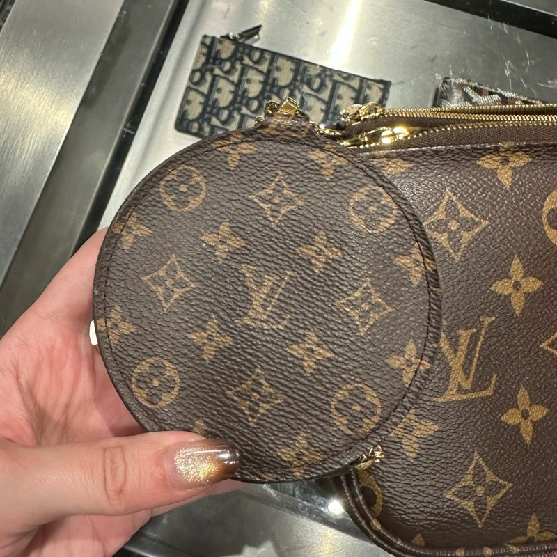 狀況好🌟Louis Vuitton LV Multi Pochette Accessories 五合一 粉肩帶 |Classic Trend CT精品|台北東區實體-6