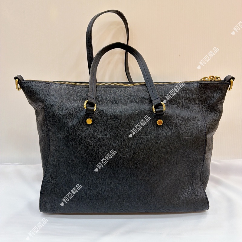莉亞精品♡ Lv Lumineuse PM 壓紋手提包-3