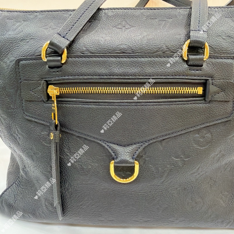 莉亞精品♡ Lv Lumineuse PM 壓紋手提包-7