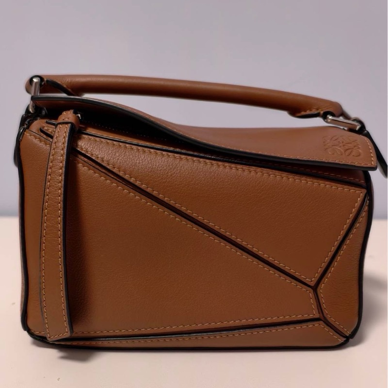 Loewe Puzzle Mini 經典焦糖色-0