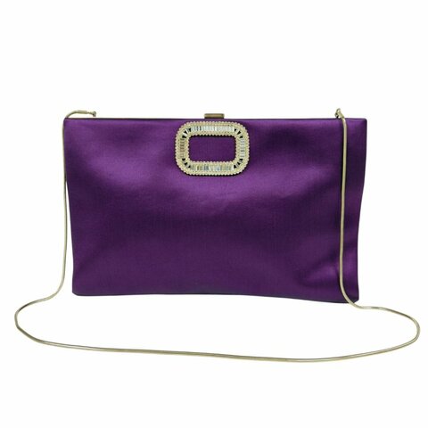 ROGER VIVIER 水鑽方扣 2用包