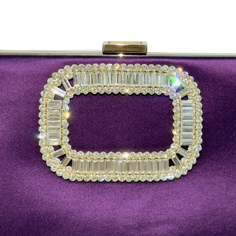 ROGER VIVIER 水鑽方扣 2用包-1