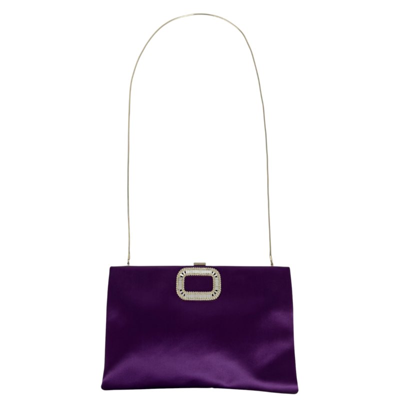 ROGER VIVIER 水鑽方扣 2用包-3