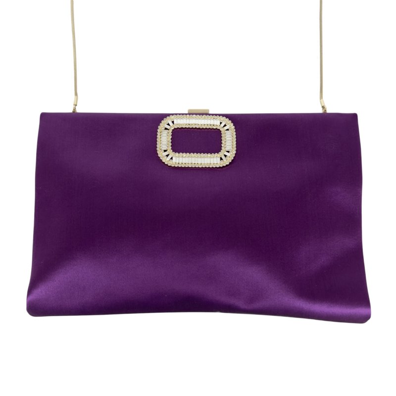 ROGER VIVIER 水鑽方扣 2用包-4