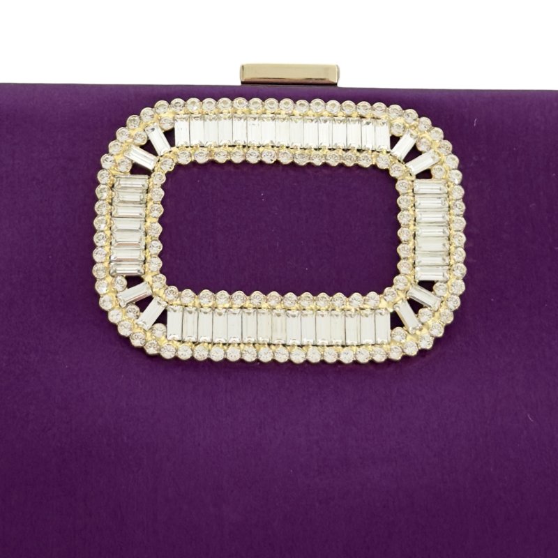 ROGER VIVIER 水鑽方扣 2用包-5