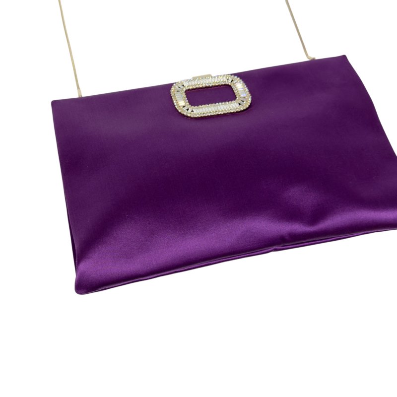 ROGER VIVIER 水鑽方扣 2用包-6