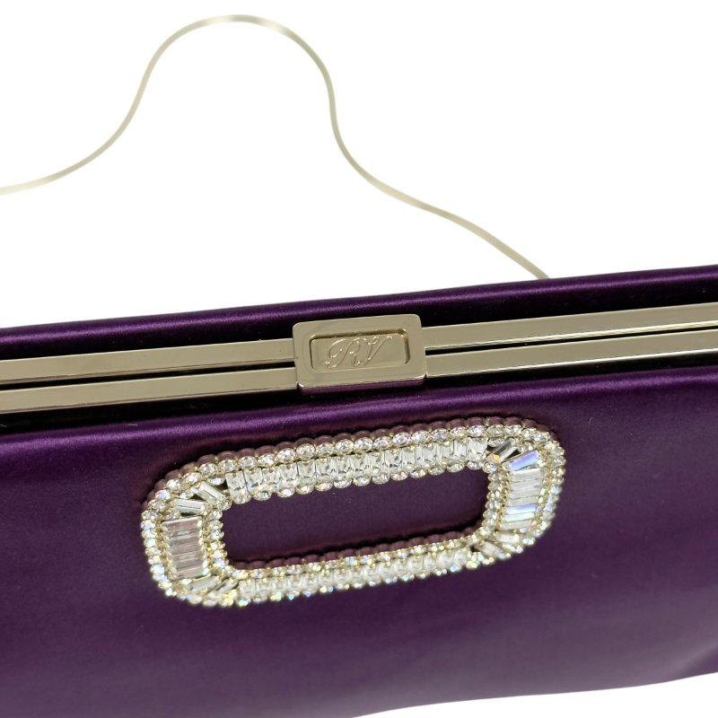 ROGER VIVIER 水鑽方扣 2用包-13