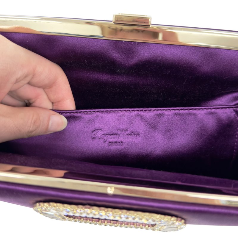 ROGER VIVIER 水鑽方扣 2用包-18