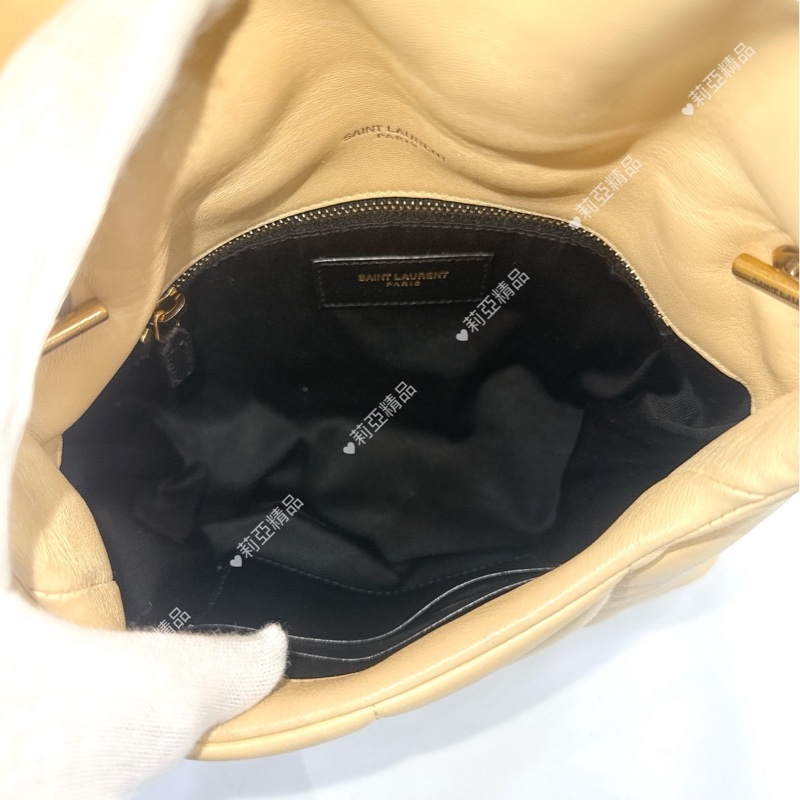 莉亞精品♡ YSL 小雞黃雲朵包 二手-12