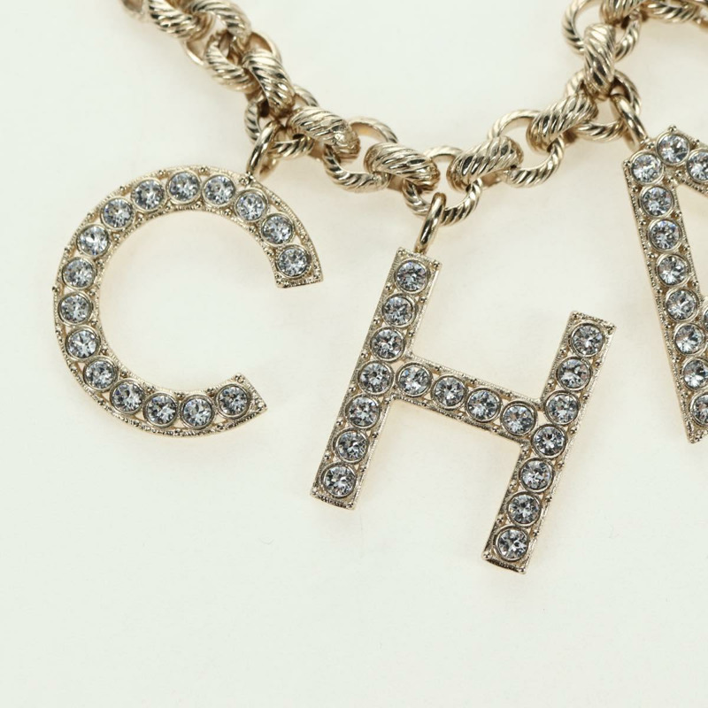 【日本直送】香奈兒 (CHANEL) 香檳金金屬手鐲,CC標誌,正品編號178800SM-1
