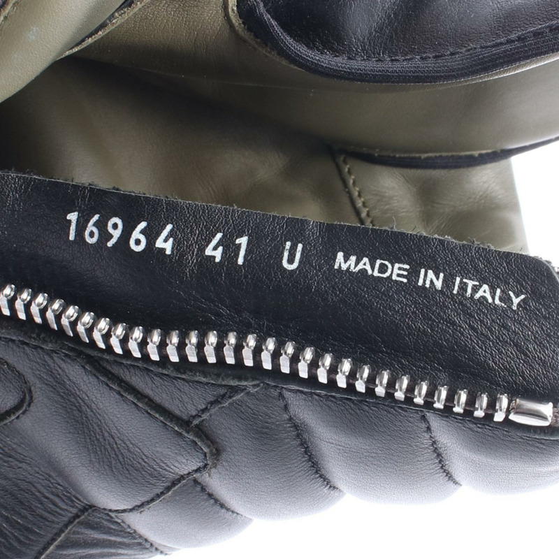 Rick Owens GEOBASKET 黑色真皮運動鞋,二手男款-5