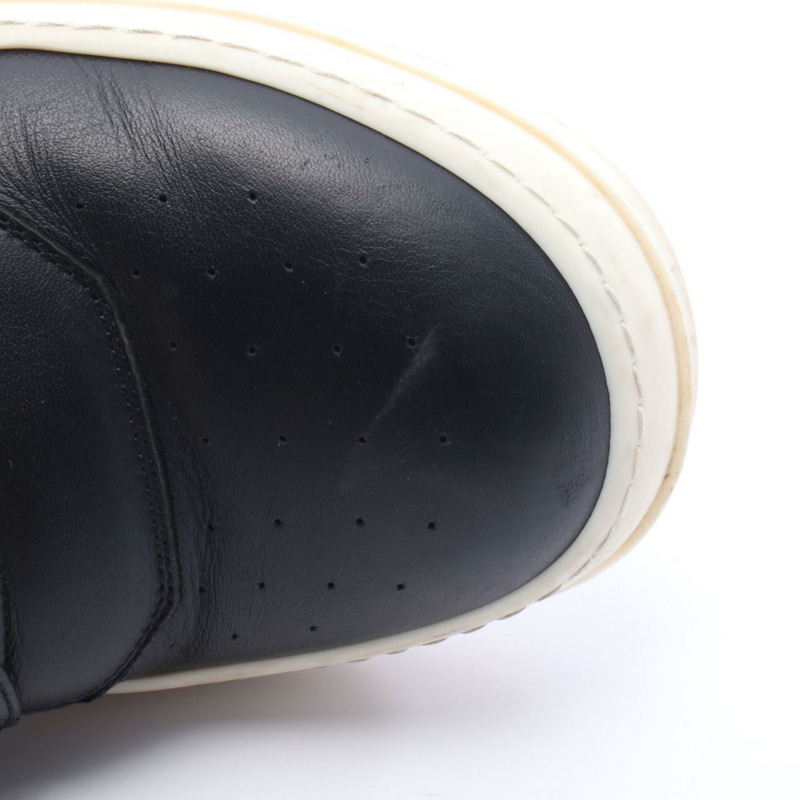 Rick Owens GEOBASKET 黑色真皮運動鞋,二手男款-8