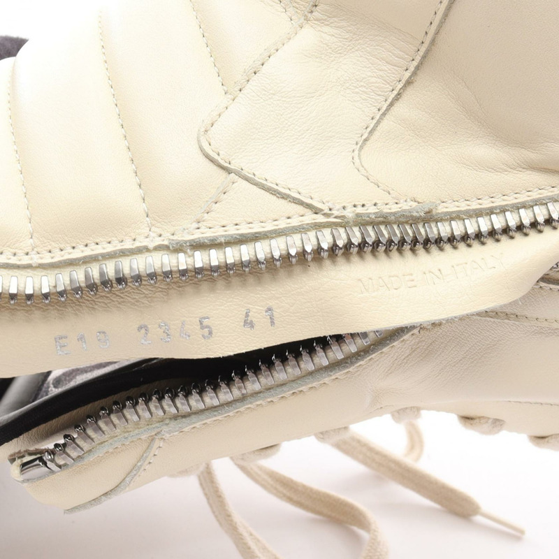 Rick Owens Geo 籃球鞋,米色皮革,二手男款-5