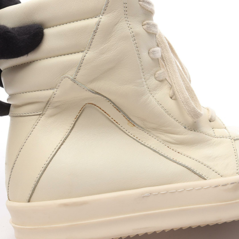 Rick Owens Geo 籃球鞋,米色皮革,二手男款-7