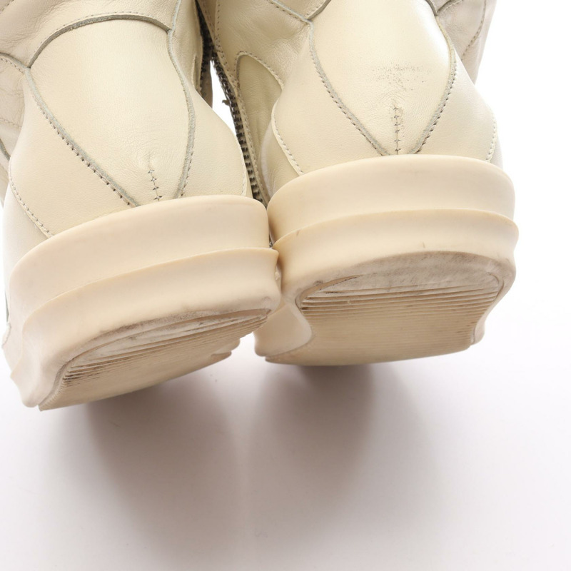 Rick Owens Geo 籃球鞋,米色皮革,二手男款-12
