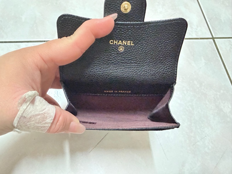 Chanel經典翻蓋卡片夾-1