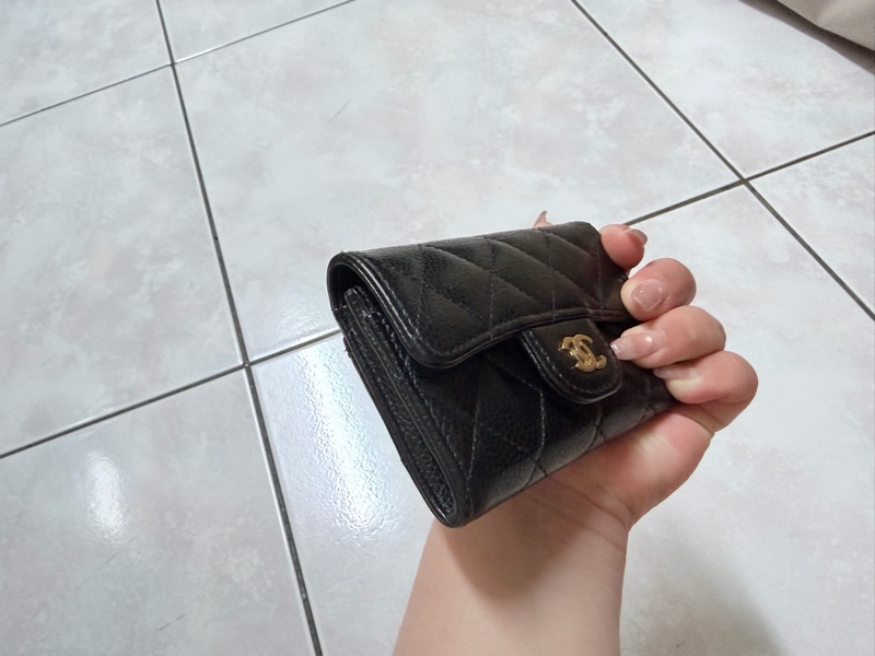 Chanel經典翻蓋卡片夾-7