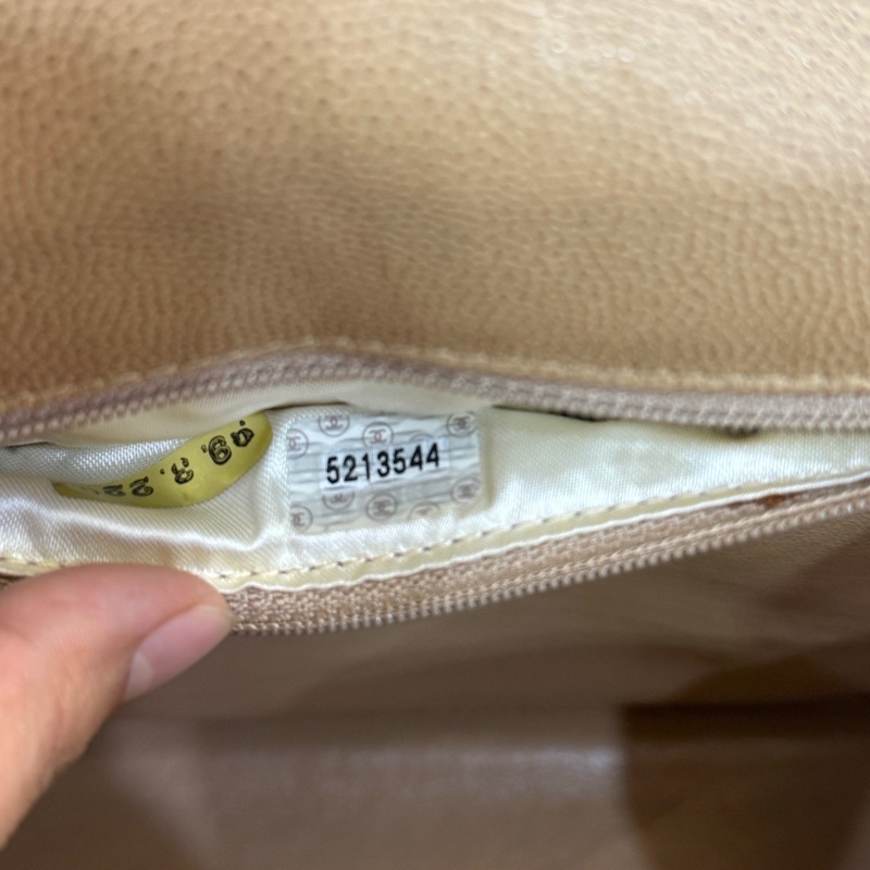 Chanel • 經典奶茶色金釦荔枝牛皮麻花Kelly包-7