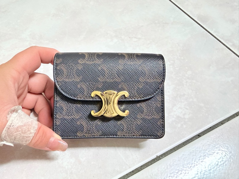 Celine 翻蓋卡包-0