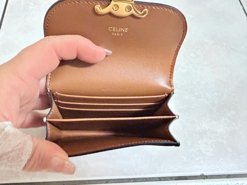 Celine 翻蓋卡包-4