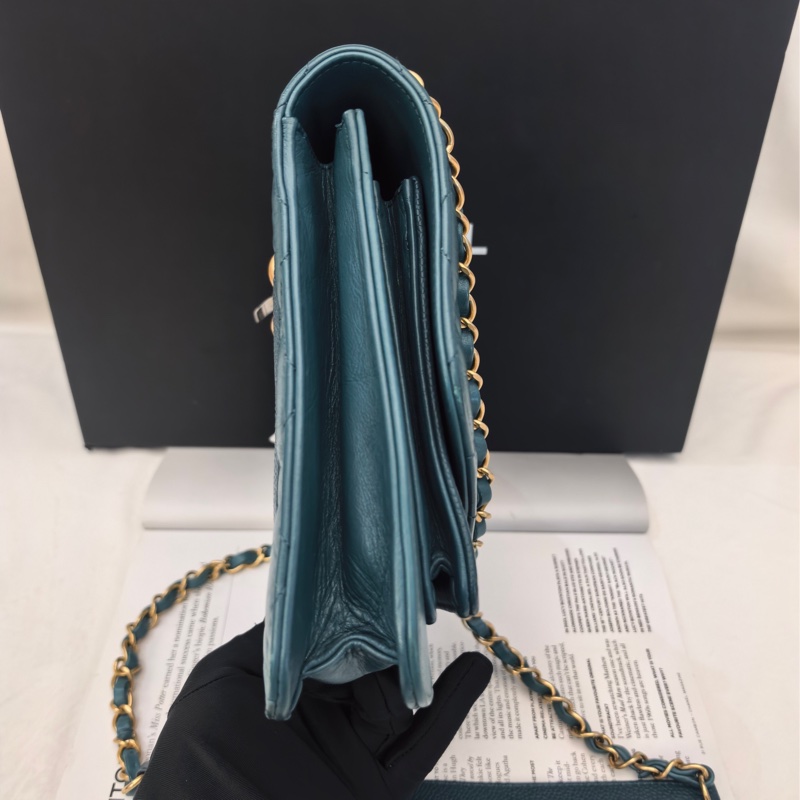 CHANEL香奈兒孟買風琴郵差包 口蓋包 28開 有卡-2