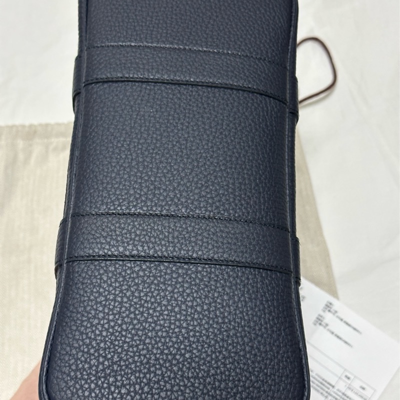 Hermès 愛馬仕 Garden Party GP30 U刻 全皮深藍色銀扣閒置-8