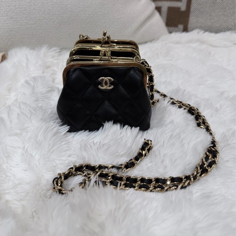 Chanel/ 23C三胞胎皮夾