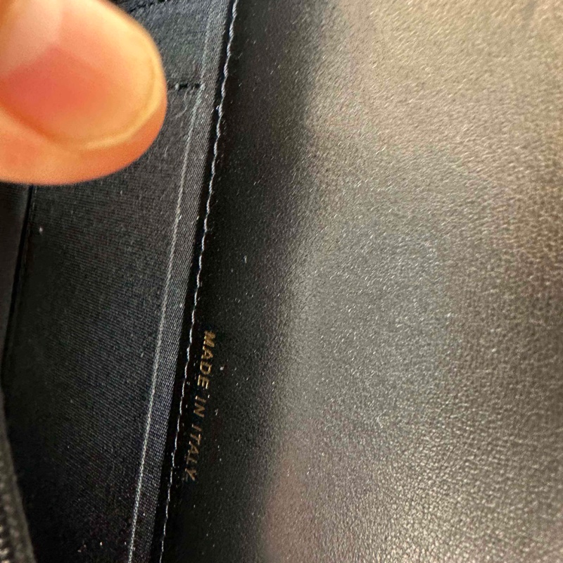 香奈兒/Chanel 珍珠挎包黑色淡金扣 小羊皮 -7
